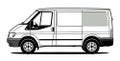 Takaivuikkuna, vasen, vihre&auml;, Ford Transit, 2000-2013 (lyhyt)
