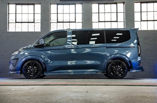 Takasivuikkuna, vasen, vihre&auml;, Ford Transit Custom 23-> / VW T7, lyhyt