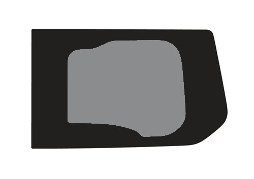 Takaoven ikkuna, oikea, vihreä, Ford Transit Custom 23->