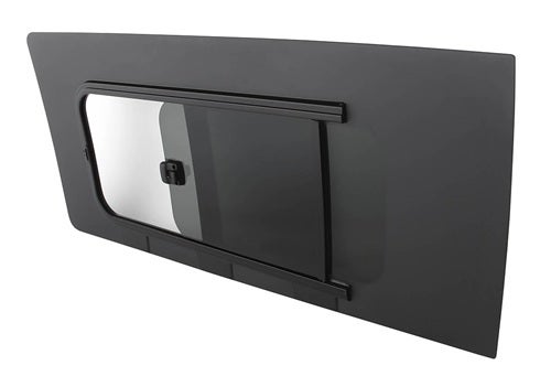 Sivuikkuna, oikea, vihre&auml;, edest&auml; taakse liukuvalla luukulla, Ford Transit Custom 23-> / VW T7