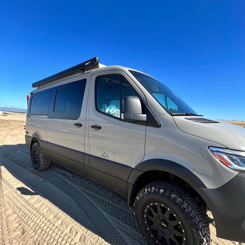 Sivuikkuna, oikea, tumma, hyttysverkollisella liukuluukulla, Crafter / Sprinter, 2006-> (L2/L3/L4)