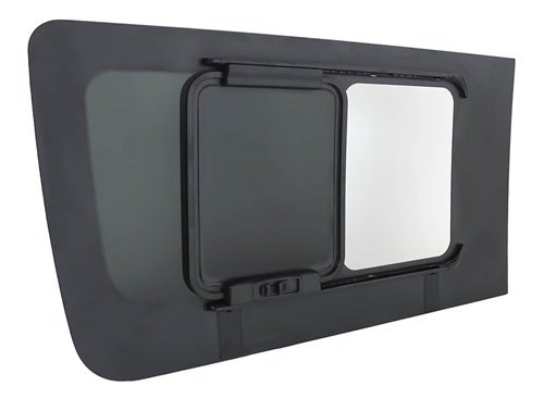 Sivuikkuna, oikea, tumma, tasaisella takaa eteen liukuvalla luukulla, Crafter / Sprinter, 2006-> (L2/L3/L4)