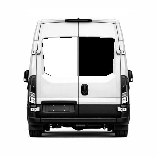 Takaoven ikkuna, oikea, tumma, Iveco Daily, 2014->, H2